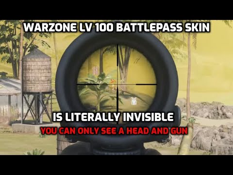 Warzone battlepass skin is invisible