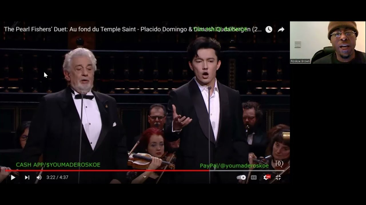 Dimash Qudaibergen & Placido Domingo - Au fond du Temple Saint (Live) Reaction 