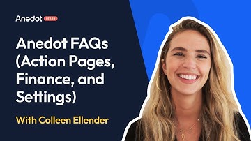 Anedot Learn: Anedot FAQs (Action Pages, Finance, and Settings)