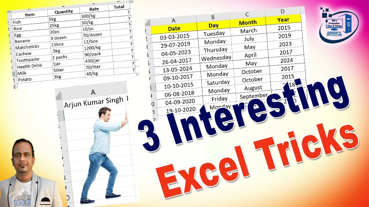 Excellent Excel Tips: Calculate Total Price, Format Dates, and Auto ...