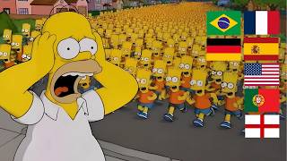 Homer Let the Barts Out in Different Languages