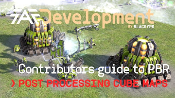Contributors guide for PBR shading: preparing cube maps