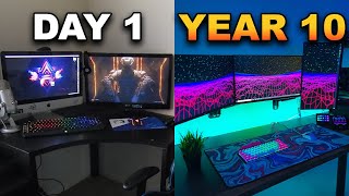 10 Year Gaming Setup Progression...