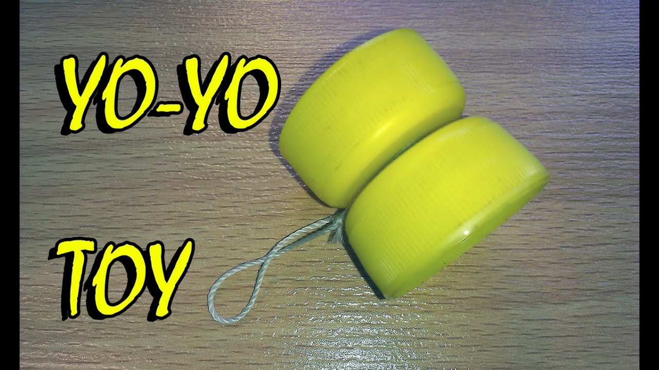 How To Make A Yo Yo Easy Way Yo Yo From Plastic Covers Youtube