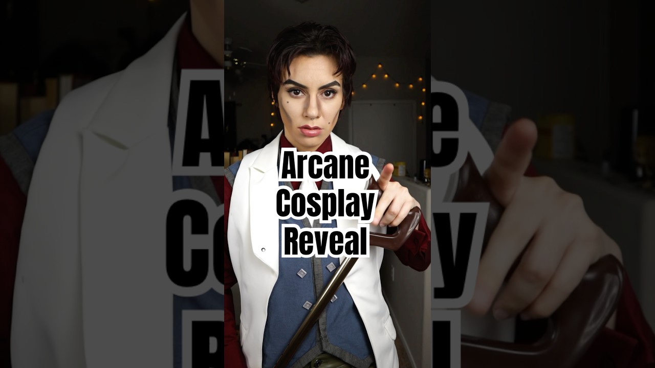 ⚠️ revealing a NEW genderbending cosplay ⚠️ #cosplaytutorial #diycosplay #arcane