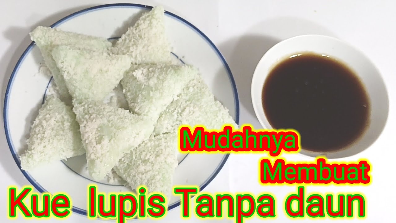 Baru tau ternyata mudah sekali cara membuat lupis tanpa daun