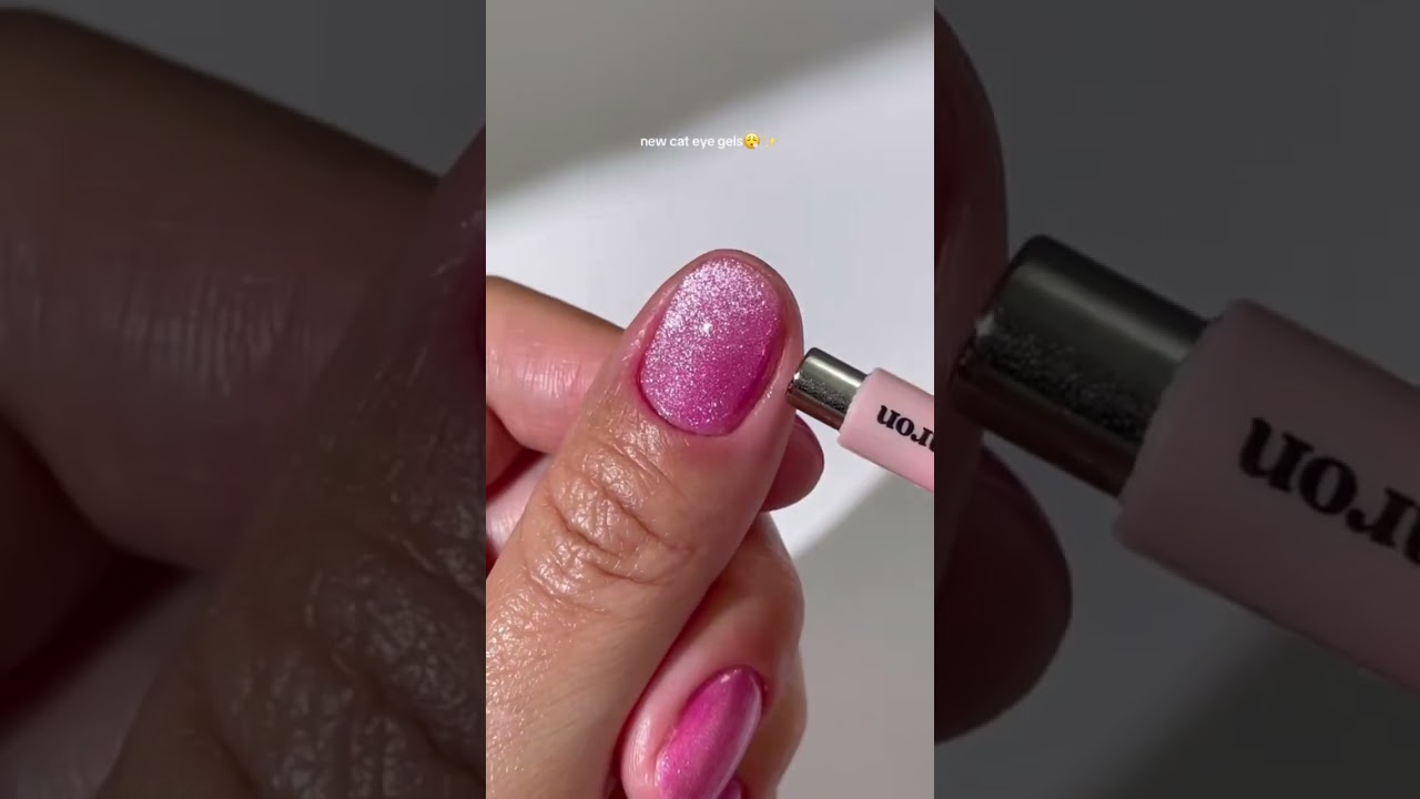 NEW Cat Eye Gel Polish shades in Cosmopolitan Velvet, Lavender Haze, and Moon Beam✨ 