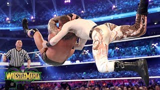 Randy Orton hits RKOs on English, Rusev and Mahal: WrestleMania 34 (WWE Network Exclusive)