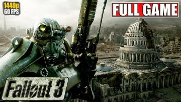 Fallout 3 Full Gameplay Walkthrough [2K PC Longplay Playthrough] No Commentary