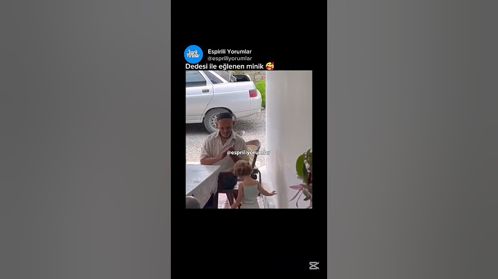 dedesi ile eğlenen minik 🥰