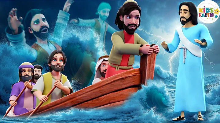Jesus Walks On Water | Animated Bible Songs for Kids | Kids Faith TV