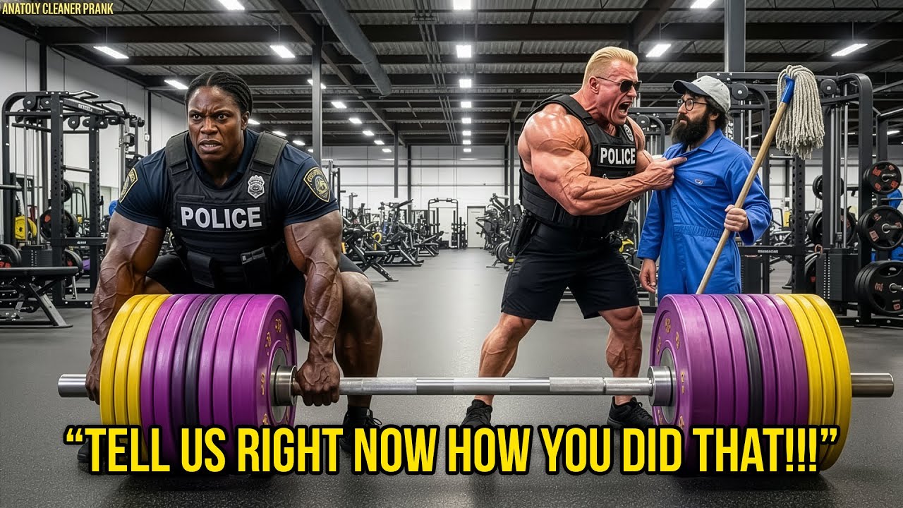 Anatoly’s 32KG MOP Silenced EVERY Bodybuilder in the Gym!!! Anatoly Gym Pranks