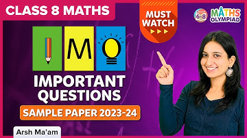 IMO - Important Math Olympiad Questions | Official Sample Questions 2023-24 | Class 8