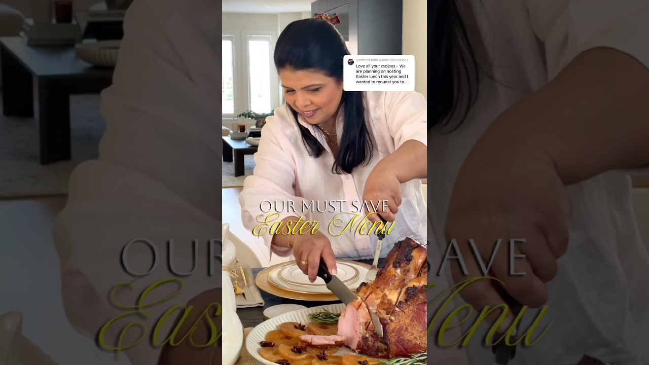 Save this Easter Menu, and thank us later✨