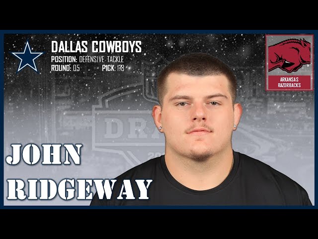 john ridgeway nfl draft