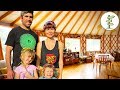 Family Quits City Life to Live Off-Grid in a Giant Yurt