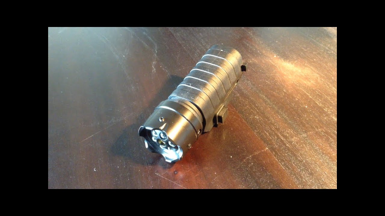 (Airsoft) Lampe tactique + Laser Asg YouTube