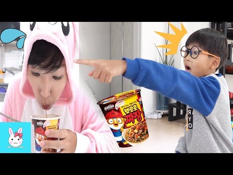 Pororo <strong>black</strong> <strong>cup</strong> noodleㅣ토깽이네상상더하기RabbitPlus