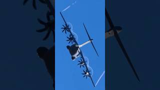 Massive Airbus A400M Atlas Low Flyby! 😱✈️ | Incredible Propeller Sound & View#AirbusA400M#A400M