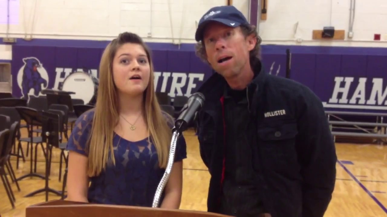 National Anthem Hampshire Middle School YouTube