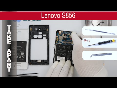 How to disassemble 📱 Lenovo S856, Take Apart, Tutorial