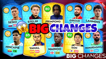 DLS 26 | 🔥 OVER 400 PLAYERS UPDATED NEW RATING IN DLS 26 !