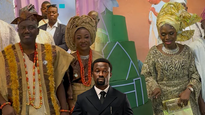 MALAIKA & ALAFIN OF OYO KING AKEEM OWOADE CUT CAKE & MADE TOAST AT THE 50TH BIRTHDAY OF KEMI FAJANA 