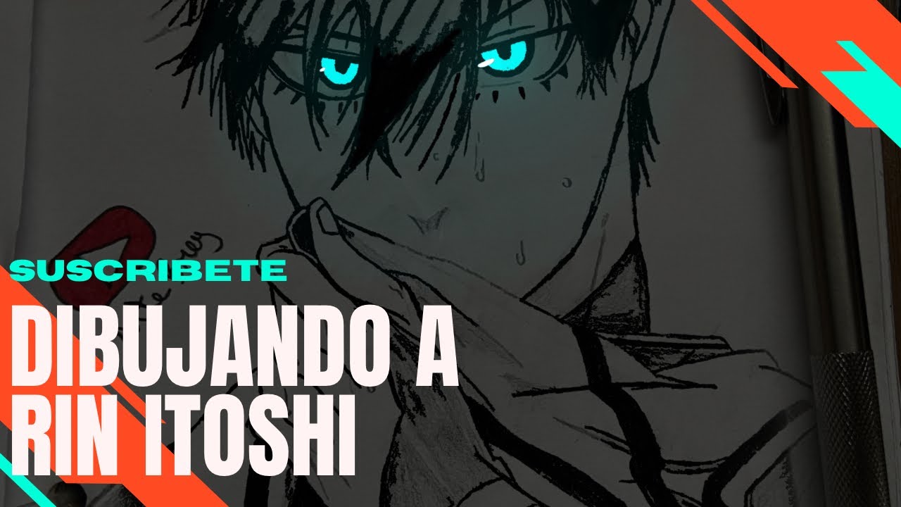 Como Dibujar a Rin Itoshi de Blue lock - YouTube