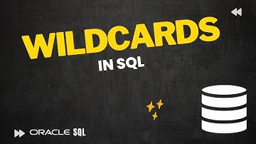 How to use Wildcard Characters in SQL to filter records | Oracle SQL | Live SQL