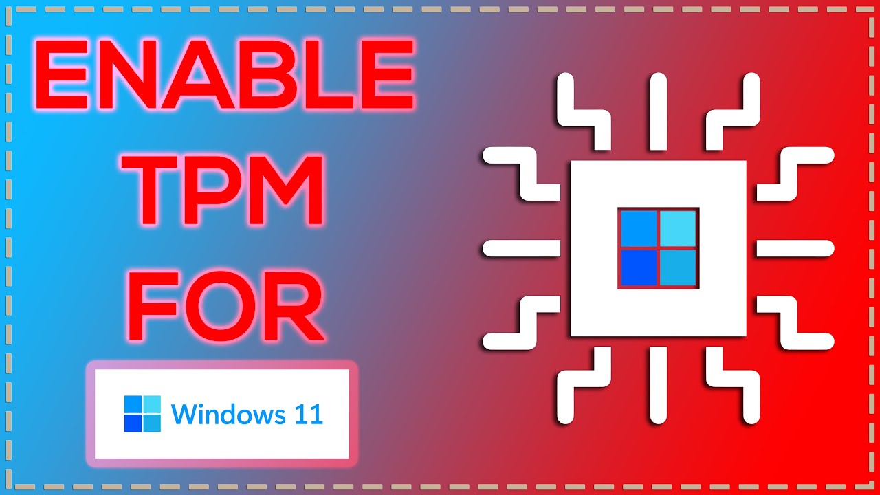 New How to enable TPM 2.0 for windows 11 | Without BIOS