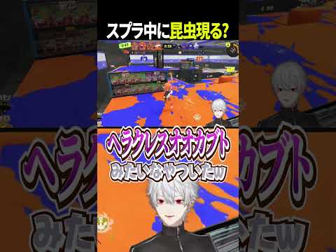 スプラ中に現れた昆虫みたいなやつ【葛葉/椎名唯華/叢雲カゲツ/スプラトゥーン3/にじさんじ切り抜き】