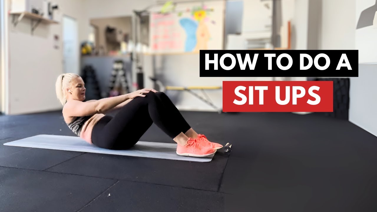 How to Do Sit Ups the RIGHT Way (Core Workout Essential!) - YouTube