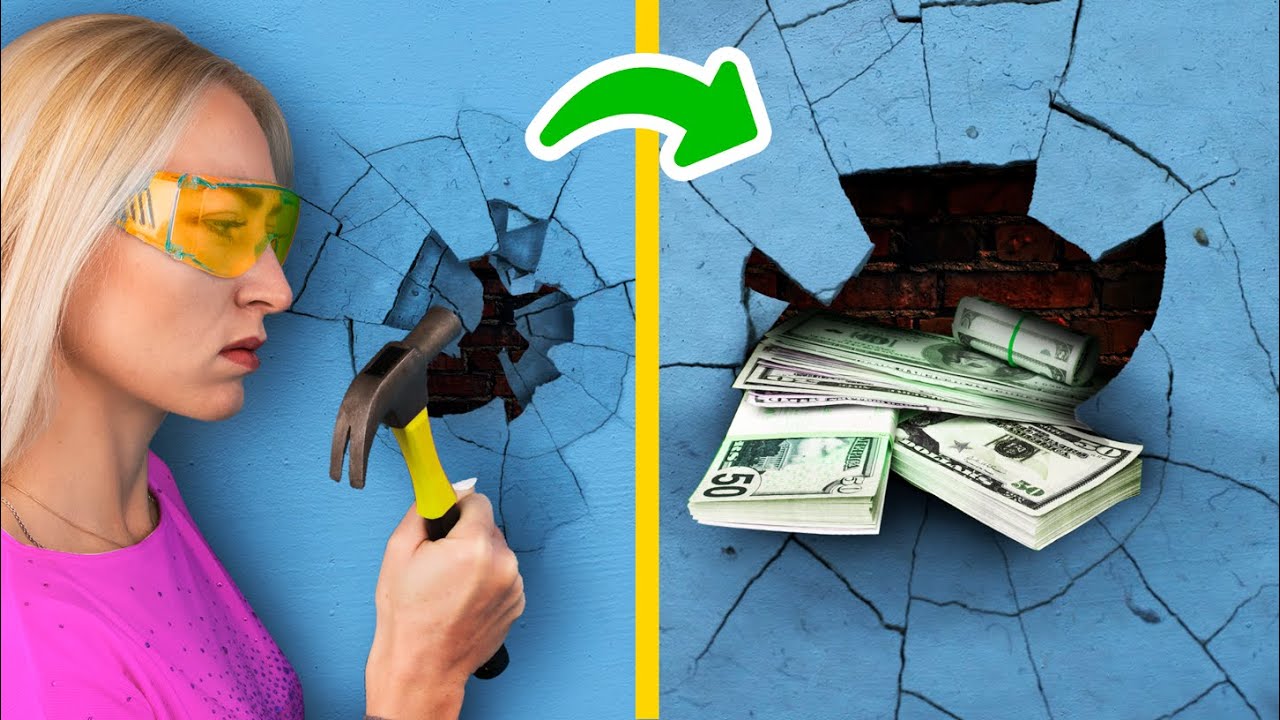 5 LUGARES SECRETOS PARA GUARDAR O ESCONDER TU DINERO 💰💵💳 