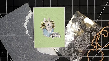 Spellbinders February 2023 Clear Stamp & Die and 3D Embossing Folder of the Month Review Tutorial!