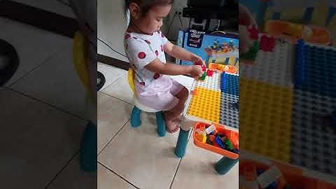 BUILDING BLOCK TABLE FROM SHOPEE|| AMELIE