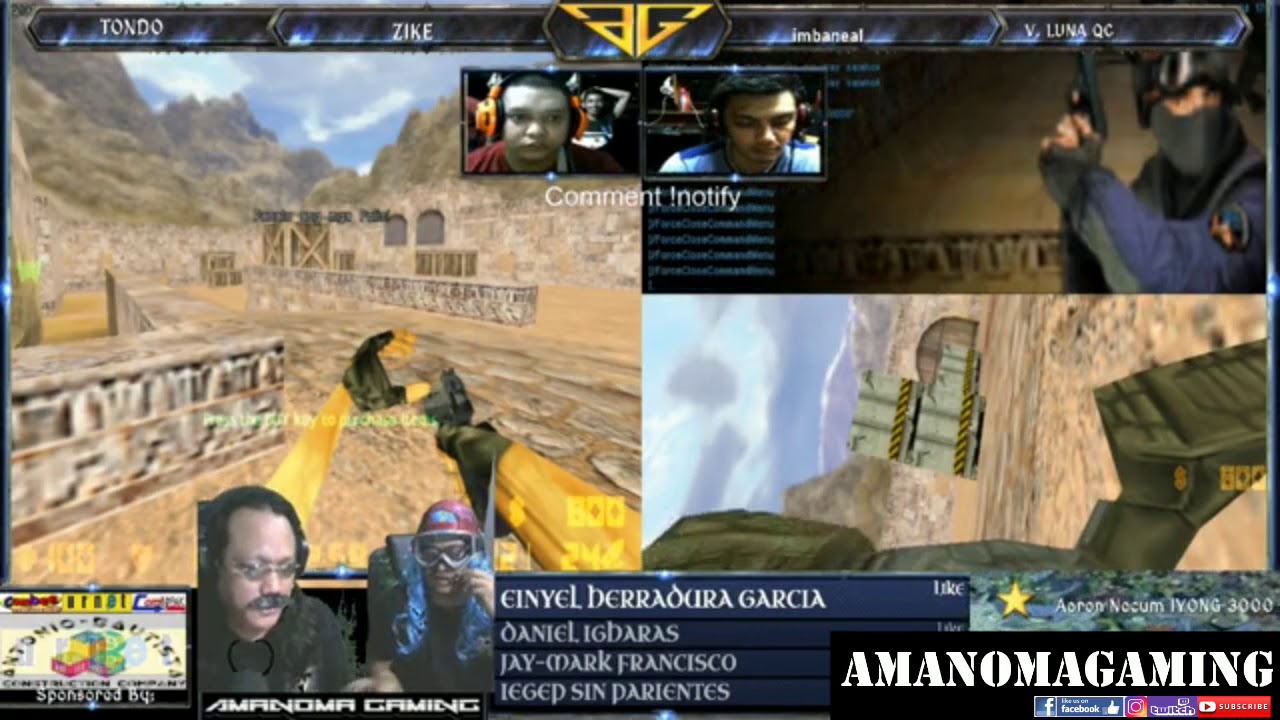 ZIKE vs IMBANEAL Bracket A Counter Strike 1.3 Tournament