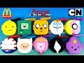 McDONALD S CARTOON NETWORK ADVENTURE TIME HAPPY MEAL TOYS FULL WORLD SET CHARACTERS CARDS 2017 2018