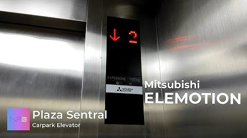 [Quick Take] Mitsubishi ELEMOTION Traction Elevator - Plaza Sentral, Jakarta