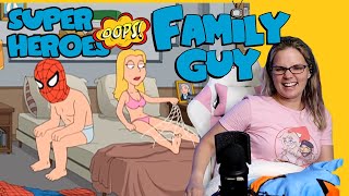 Teacher Coach Reaction to Family Guy   Best of Super Heroes ᴴᴰ