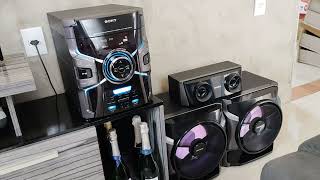 SONY MHC-GPX8 (Limpeza e concerto dos LEDs das caixas)
