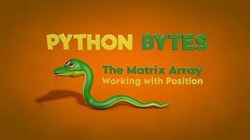 Cinema 4D Python Bytes: The Matrix Array - Working with Position