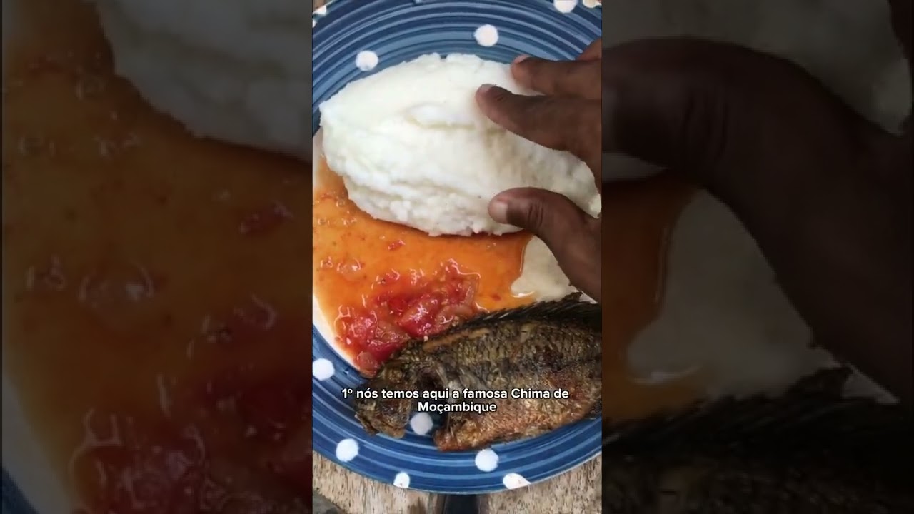 Mostrei o meu almoço de Moçambique 🇲🇿🇧🇷🇵🇹