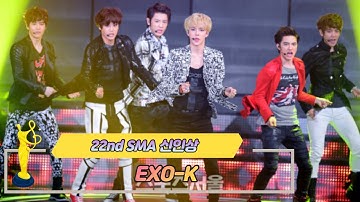 [제22회 서울가요대상 SMA] 신인상 공연 엑소케이 EXO-K(♬ MAMA)