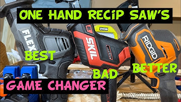 BAD, BETTER, BEST which one hand recip saw is for you? #flex #skiltools #ridgidtools #viral #diy 
