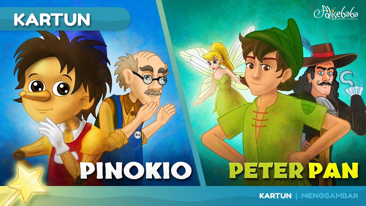 Pinokio cerita anak anak animasi kartun