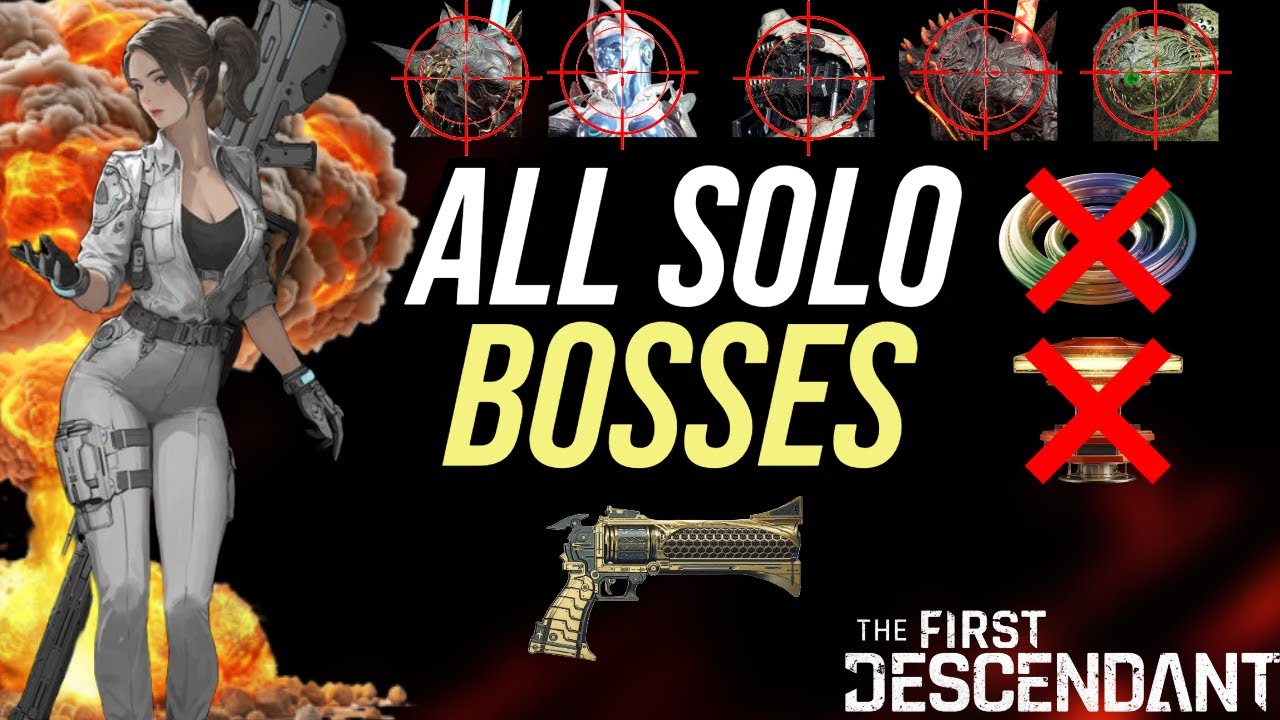 Downing ALL Solo Bosses With 0 Activators 0 Catalyst Budget Build - The First Descendant