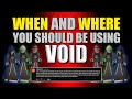 When and where to use void knight armor