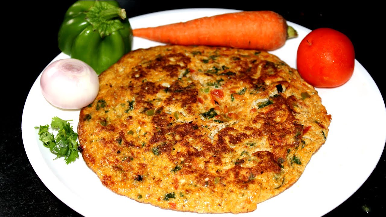Vegetable Egg Omelette Healthy Breakfast Recipe YouTube