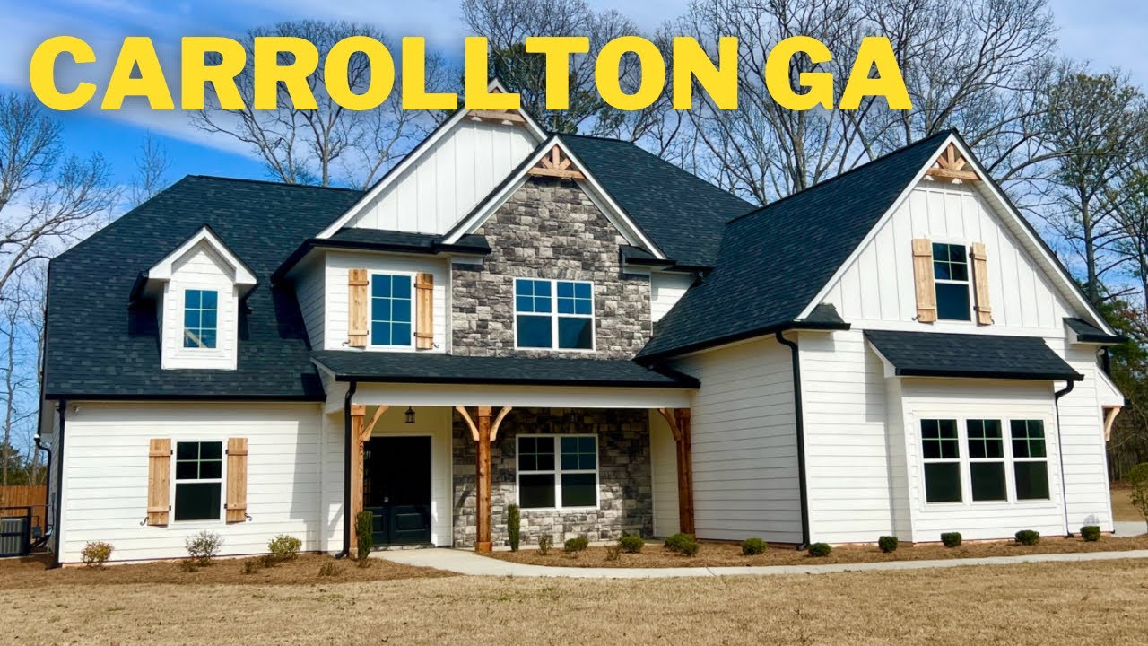 INCREDIBLE HOME IN CARROLLTON GA | 7 BED 4.5 BATH | 5338 SF | 4 ACRES | HOME TOUR | FOR SALE