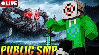 🔴MINECRAFT LIVE NEW PUBLIC SMP | CRACKED PUBLIC SMP 24/7 LIVE SERVER | JAVA + BEDROCK + MCPE #live